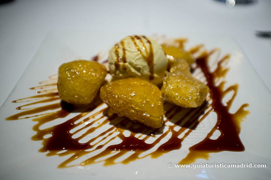 Postre del menú degustación de Tse Yang